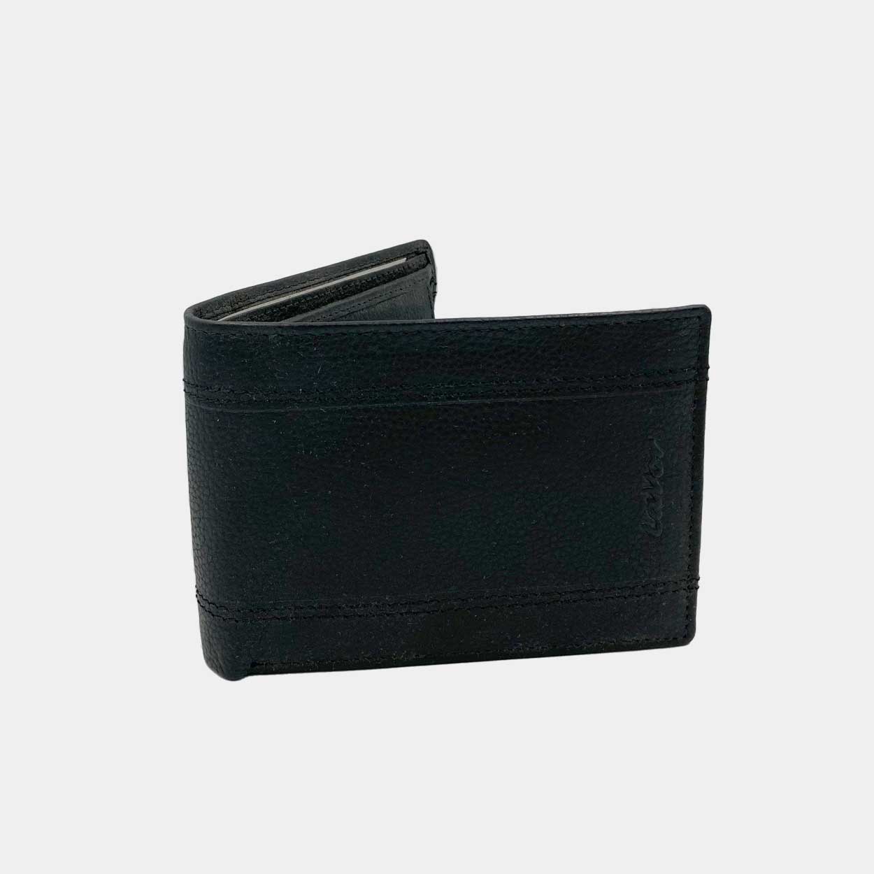 lavor leather black mens wallet