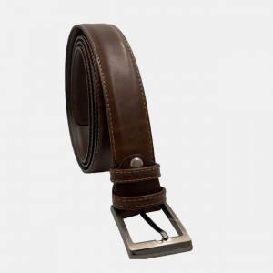 lavor leather brown mens belt
